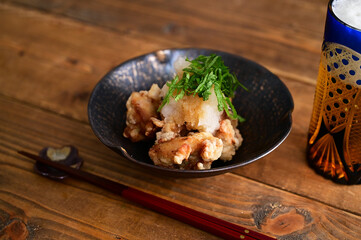 唐揚げおろしポン酢