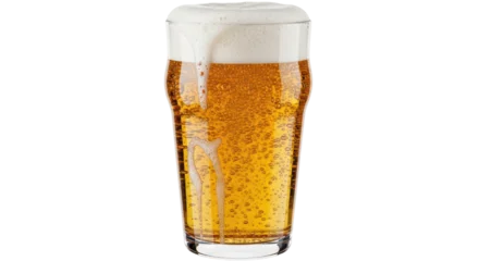 Fotobehang Bar Isolated Pint of Beer  © Natalia