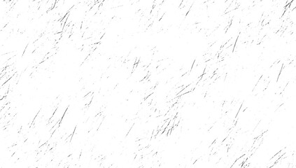 Grunge Black and White Urban Scratch Distressed Texture Vector Overlay on Transparent Background