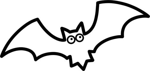 박쥐 흑백