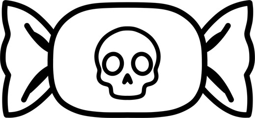 할로윈 사탕 2 흑백