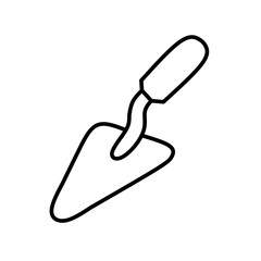 Simple Outline Trowel Garden Equipment Tool for Gardening and Landscaping