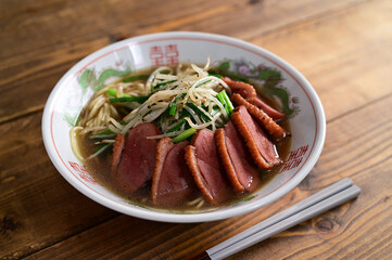 鴨醤油ラーメン