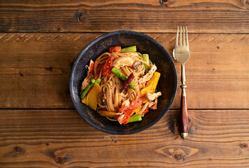 夏野菜のトマトパスタ