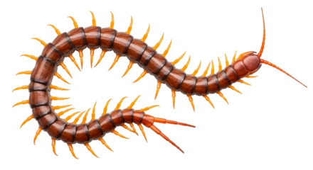 Isolated Centipede