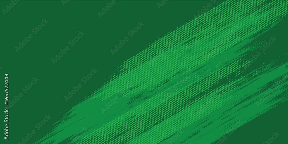 Poster modern dots halftone yellow green color pattern gradient texture background. vector