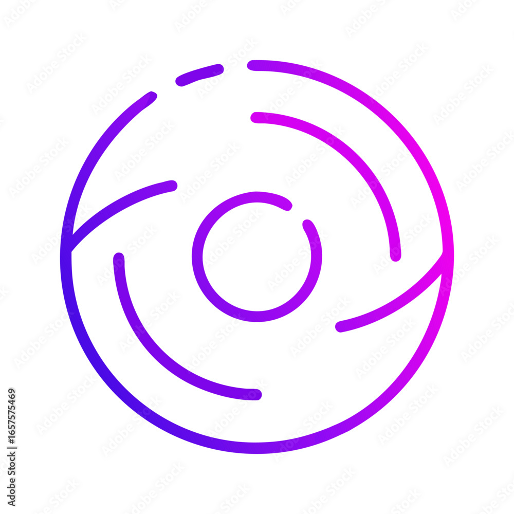 Poster rotation arrow icon minimalist vector design abstract green swirl logo design for eco friendly busin
