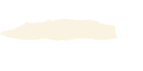 Isolated cream colored shape against a black background in a simple abstract composition art style