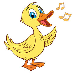 duck illustration vector 