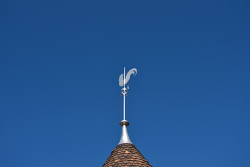 Evian, lac Léman, girouette coq