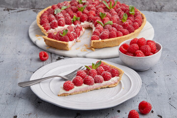 Raspberry tart