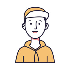 Obraz premium Avatar Vector Icon Set – Diverse Cartoon Characters and Profile Illustrations