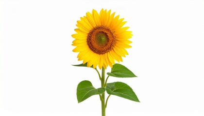 Obraz premium sunflower isolated on white background