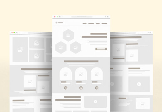 Wireframe Template Layout