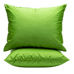 Soft pillows and cushions on a white background offer a comfortable and inviting design for your bedroom or sofa decor