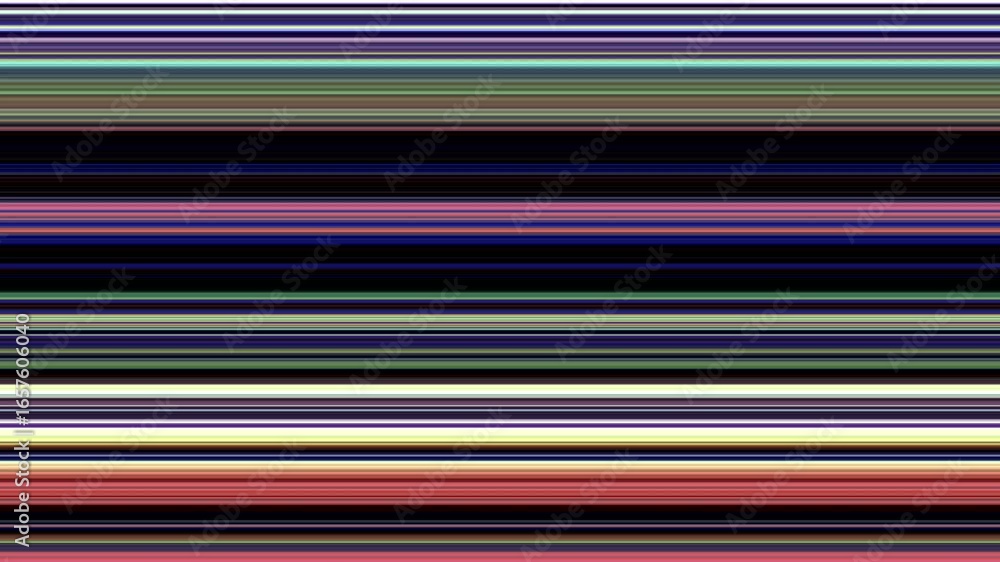 Poster multi colored horizontal lines in fast motion