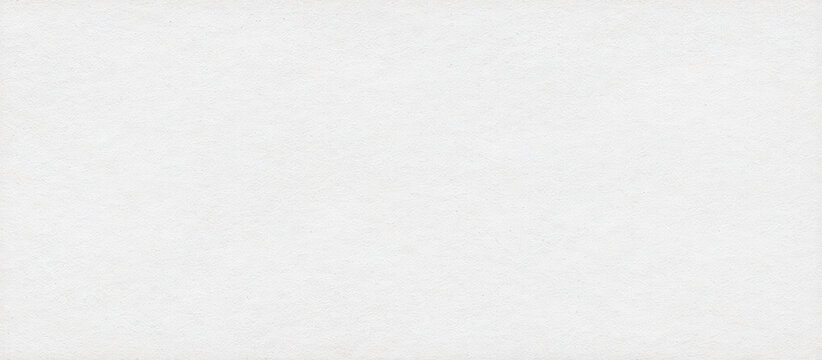 White recycled paper texture with rough grainy surface, abstract blank background of heavy cardstock, empty noise pattern for grunge design or craft project wallpaper and art