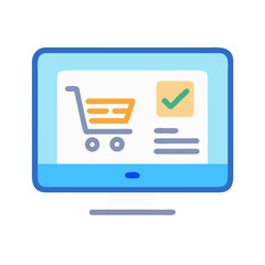Ecommerce Checkout Screen with Cart and Payment Confirmation