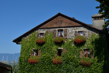 Yvoire, Lac d'Annecy, maison traditionnelle