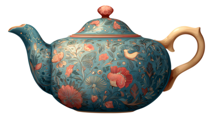 teapot isolated on white