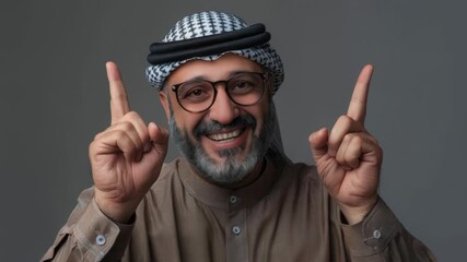 A person wearing a headscarf and making a peace sign, suggesting a peaceful protest or demonstration