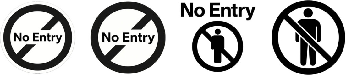 立ち入り禁止　標識　マーク　イラスト