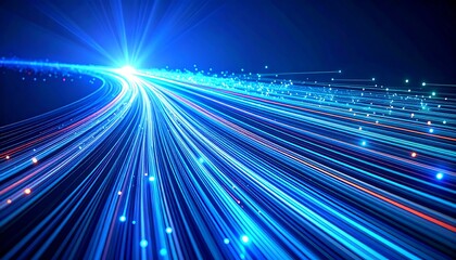 Abstract Light Trails, Speed, Digital Space (1)