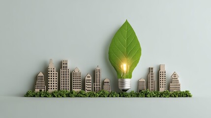 Green innovation powers future cities with sustainable energy solutions and eco-friendly urban development concepts