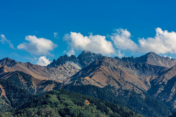 Naklejka premium mountain landscape in the mountains