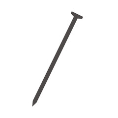 wire nail icon flat vector illustration