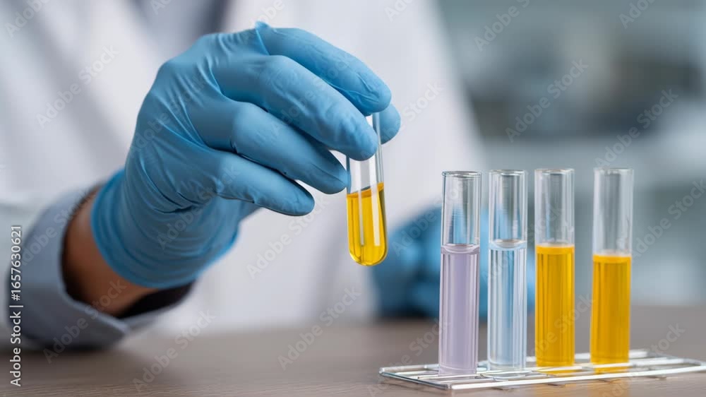 Poster laboratory evidence based procedures for crime scene investigators analyzing liquid samples and test