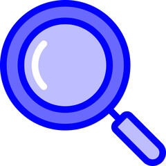 Magnifying glass icon symbolizing search discovery and research