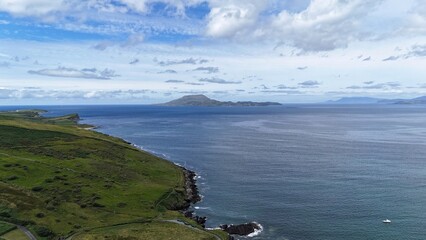 plage de Carrowmore en Irlande dans le comté de Mayo