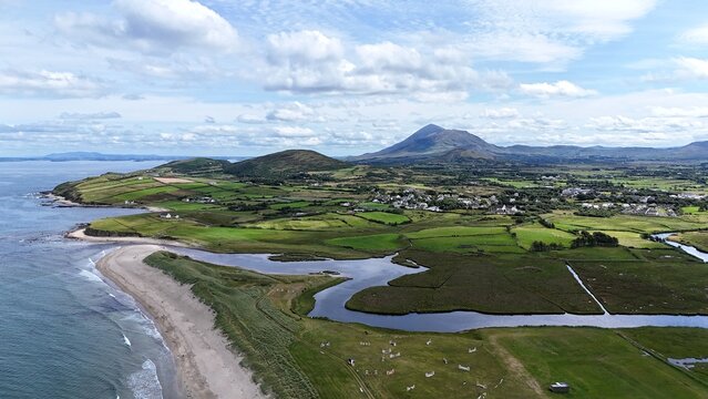 plage de Carrowmore en Irlande dans le comt&eacute; de Mayo