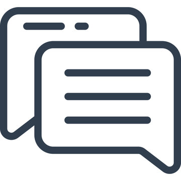 Engage in digital conversation with modern messaging icon