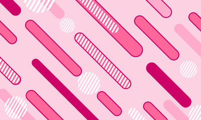 abstract pink round capsule shapes pattern textures funny style background