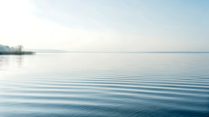 Fototapeta premium morning on the lake