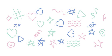 Cute Handdrawn School