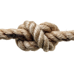 Rope with knots tied in it