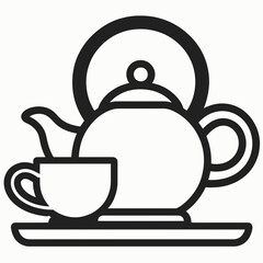 teapot and cup