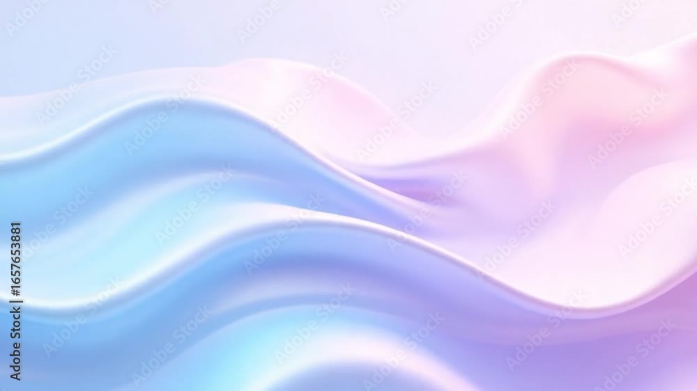 Aufkleber pastel gradient background animation soft smooth waves flowing colorful abstract motion design 100