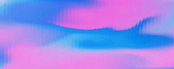 Abstract background of soft blue purple waves sparkling with stripes effect in the dark. Waved striped glass refraction.