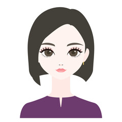 正面を向いた女性10