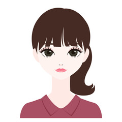 正面を向いた女性13