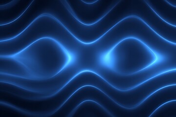 Abstract dark blue background with glowing wave-like texture and energy patterns