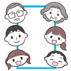 家族のフレーム青