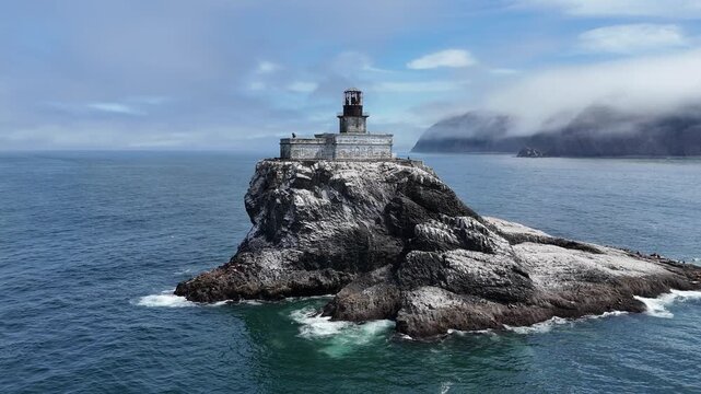 Tillamook Lighthouse Pacific Ocean Shore Coast