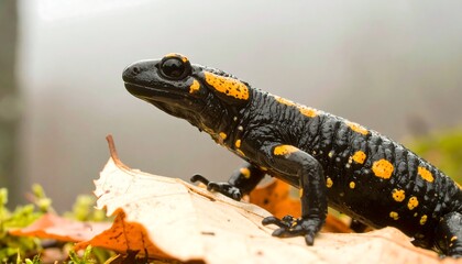 Close-up of a salamander