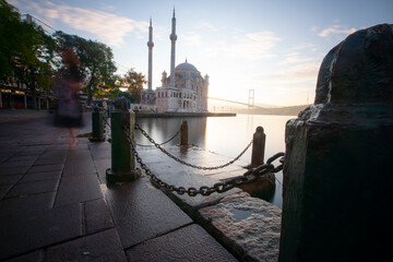 The building, also known as the Büyük Mecidiye Mosque, is located at the northern end of Ortaköy...