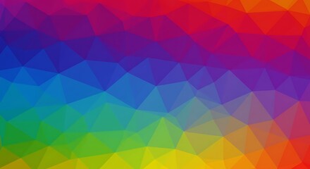 Abstract rainbow gradient geometric pattern background